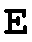 E